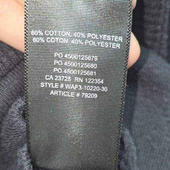 Tna Waffle Knit Quarter Zip Pullover Sweater Womens Large Black Athleisure Gym - Picture 6 of 7